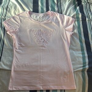 Guess Light Pink T-Shirt